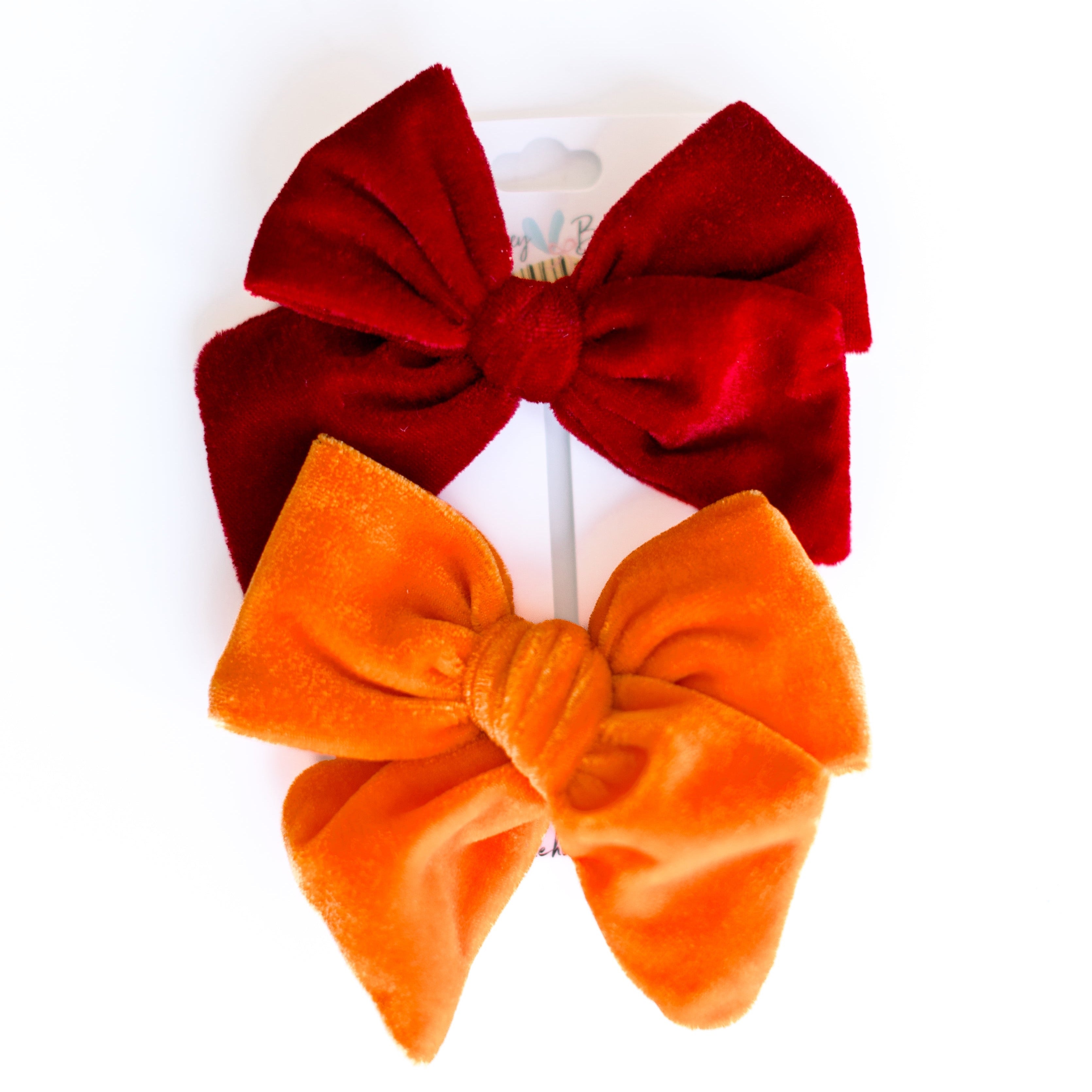 Small Velvet Bows
