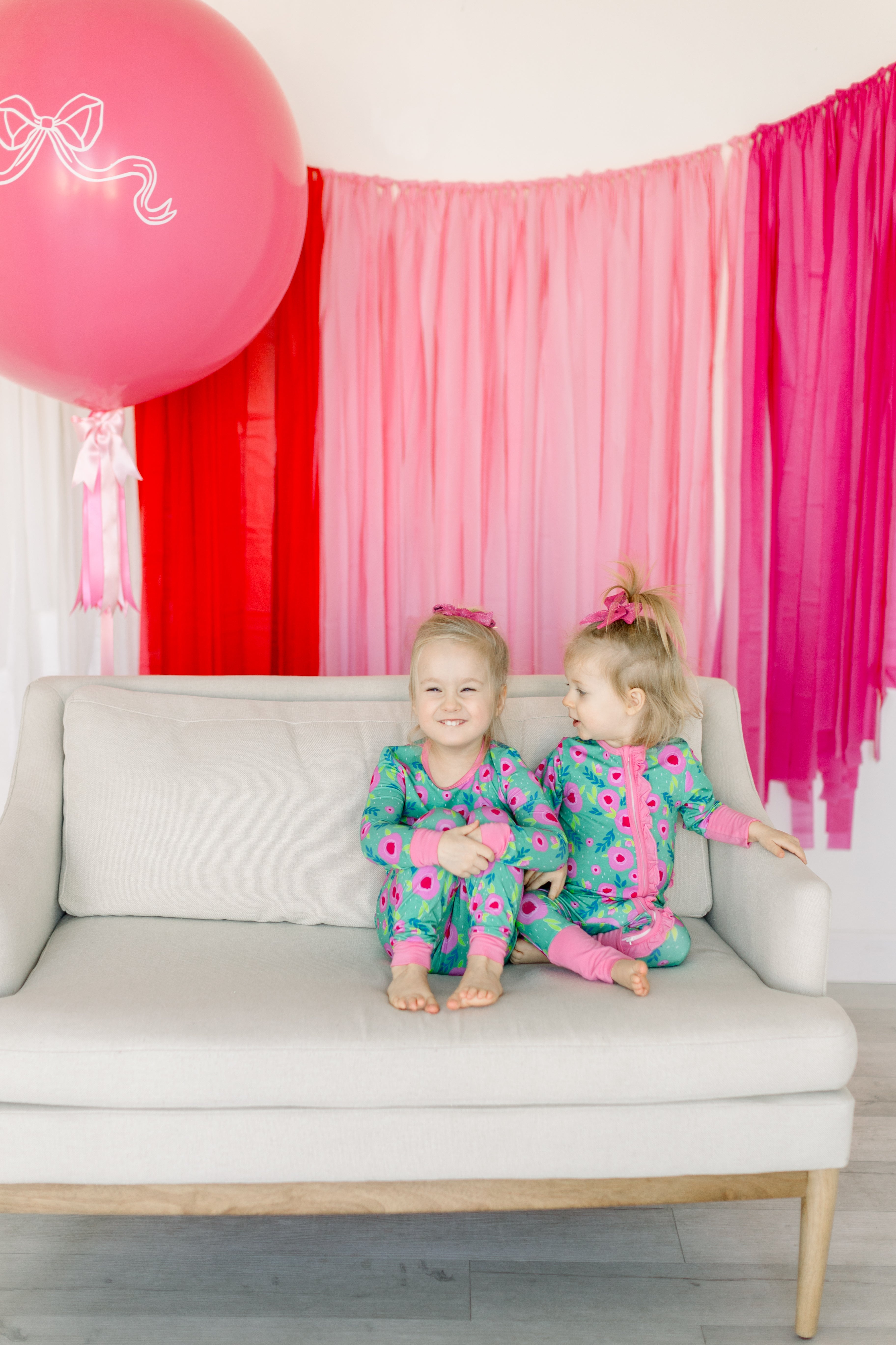 Floral Two Piece Bamboo PJ