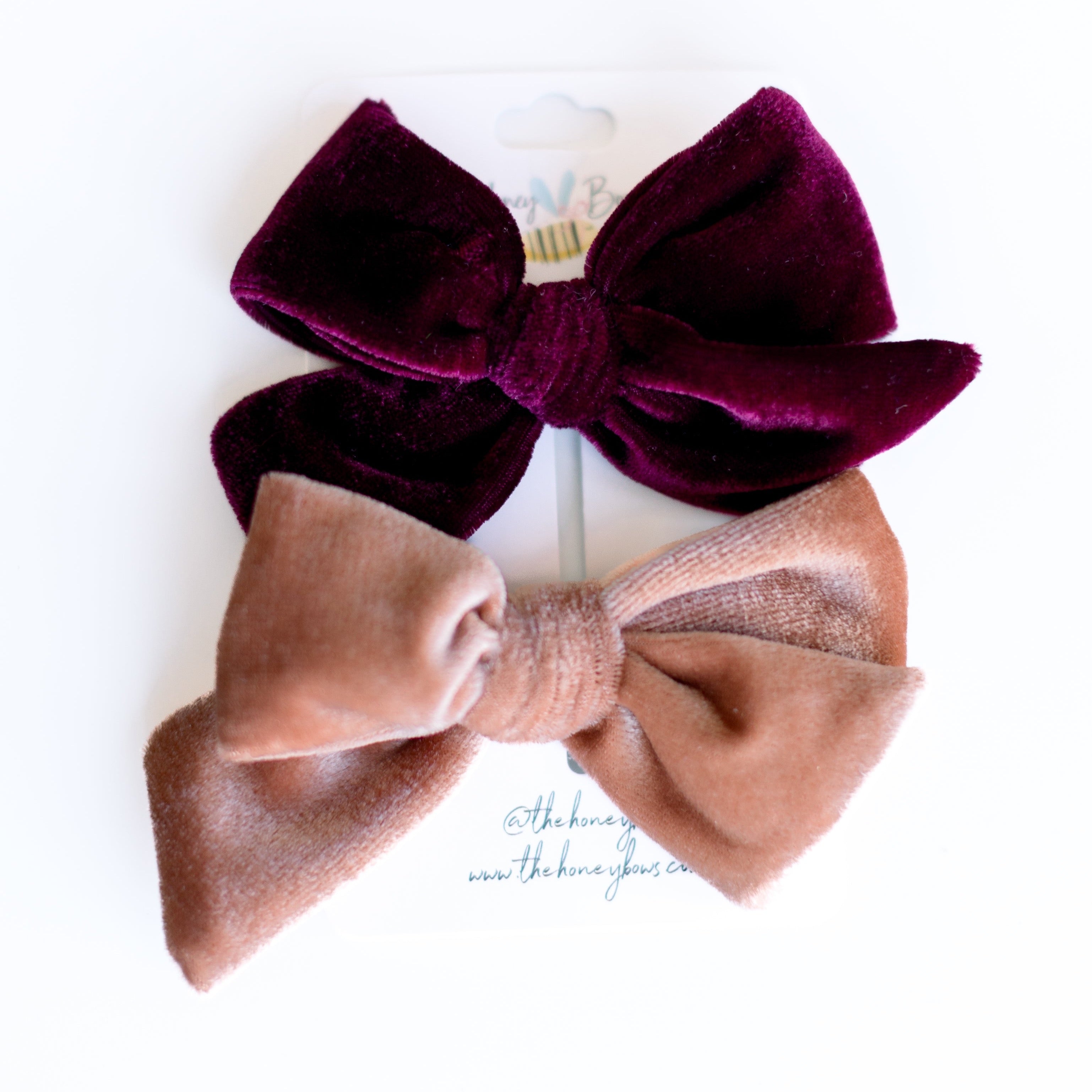 Small Velvet Bows