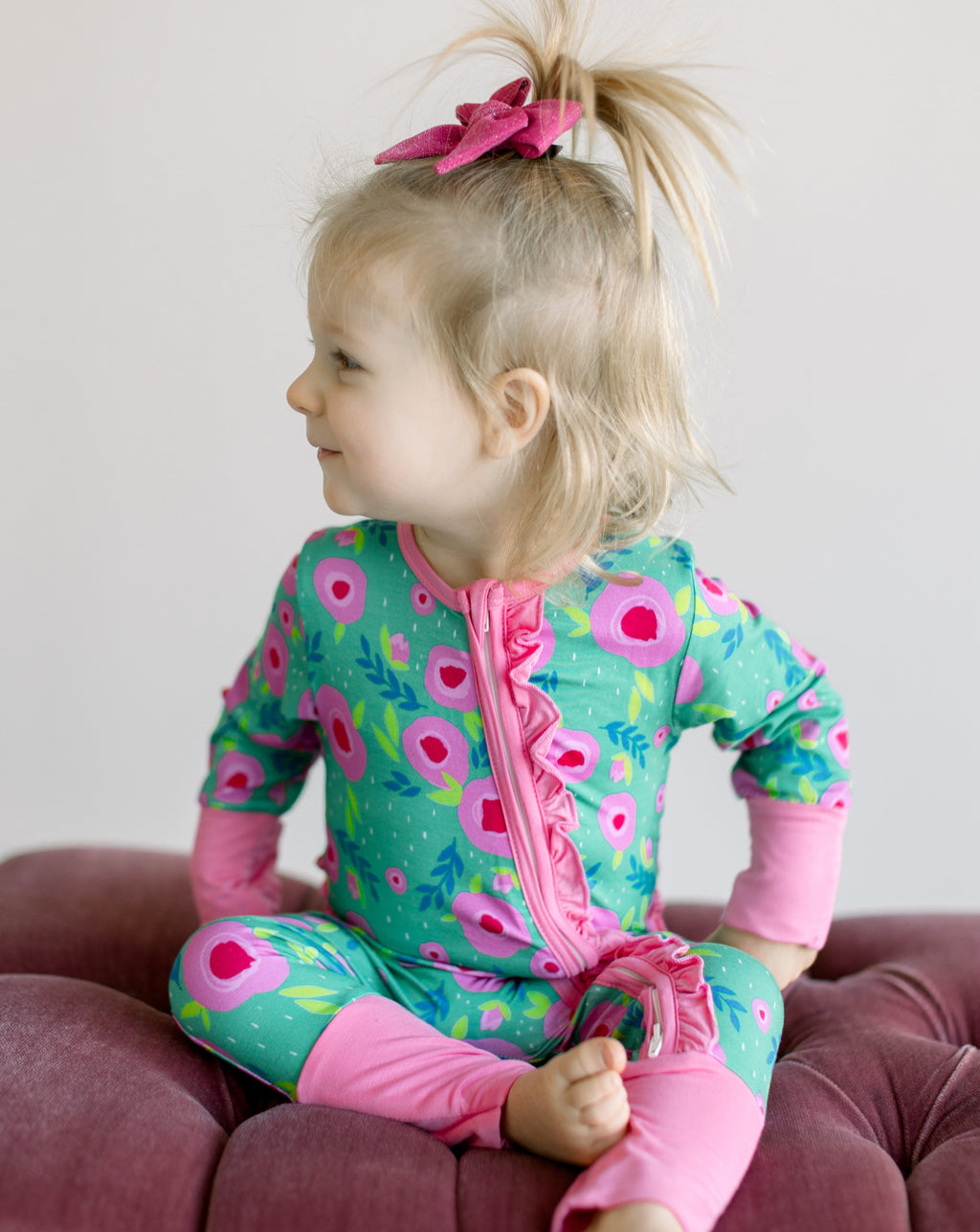 Floral Zippy Bamboo PJ