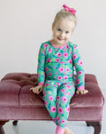 Floral Two Piece Bamboo PJ