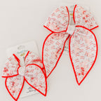 Baseball Confetti Bow