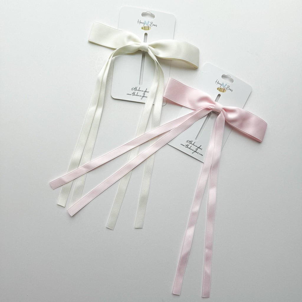 Long Ribbon Hair Bow