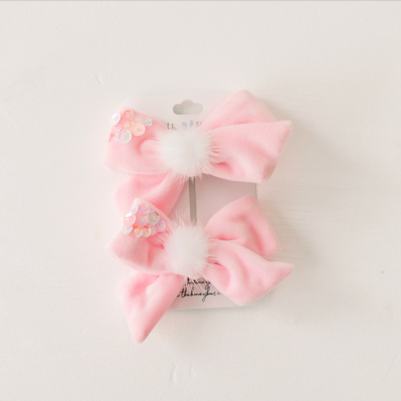 Velvet Bunnytail Bow