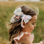 Rainbow Floral 3d Bow